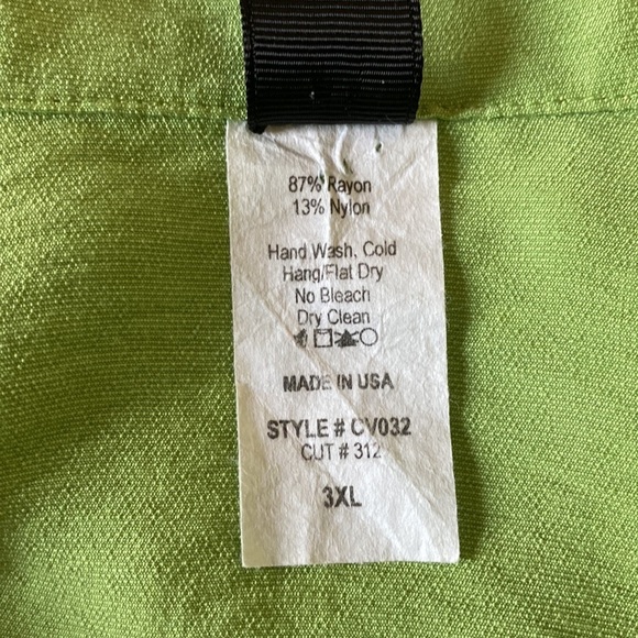 Curvesque Bohochic Sharkbite 3/4 Sleeve Top 3X - Picture 8 of 9